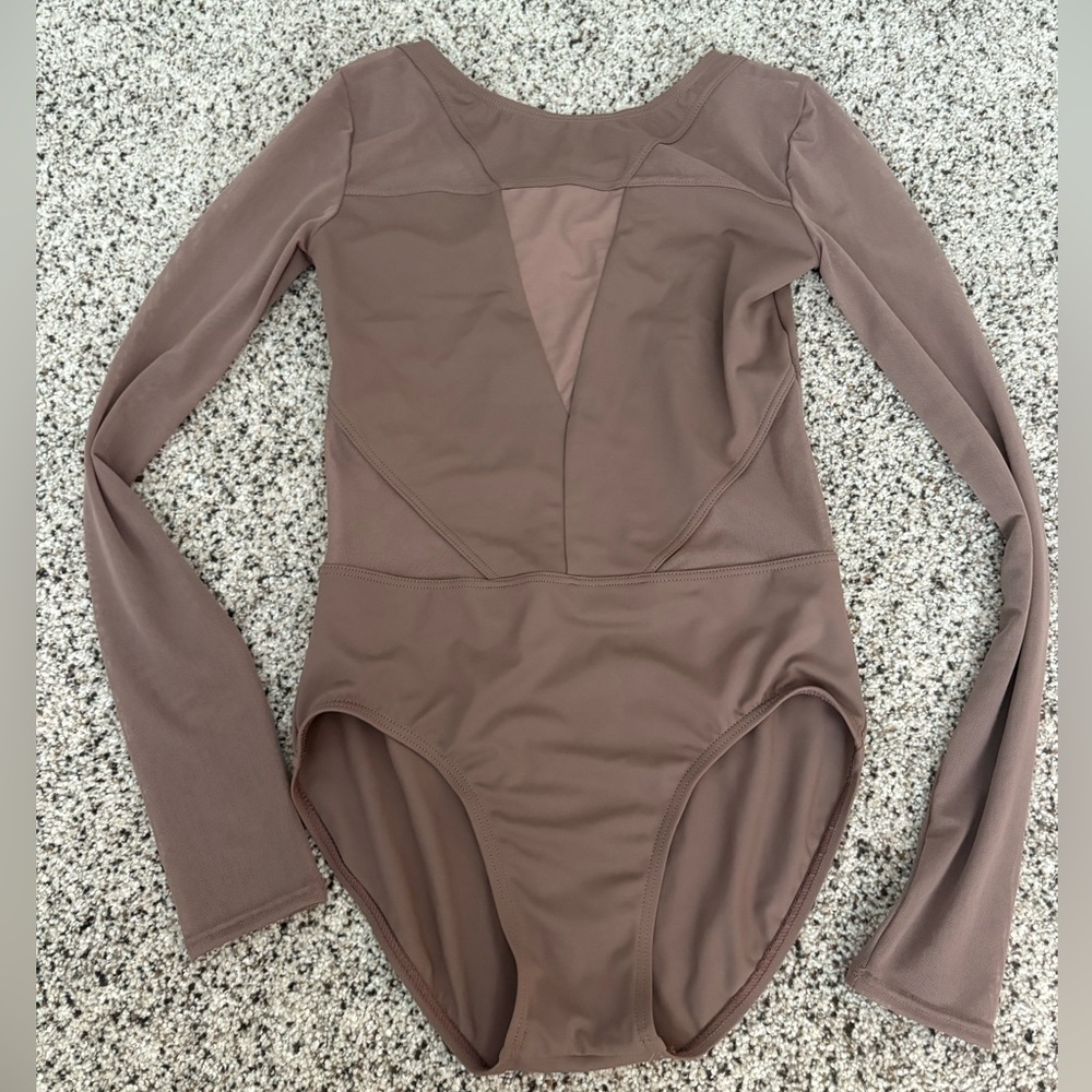 Balera Brown Mesh Leotard Dancewear